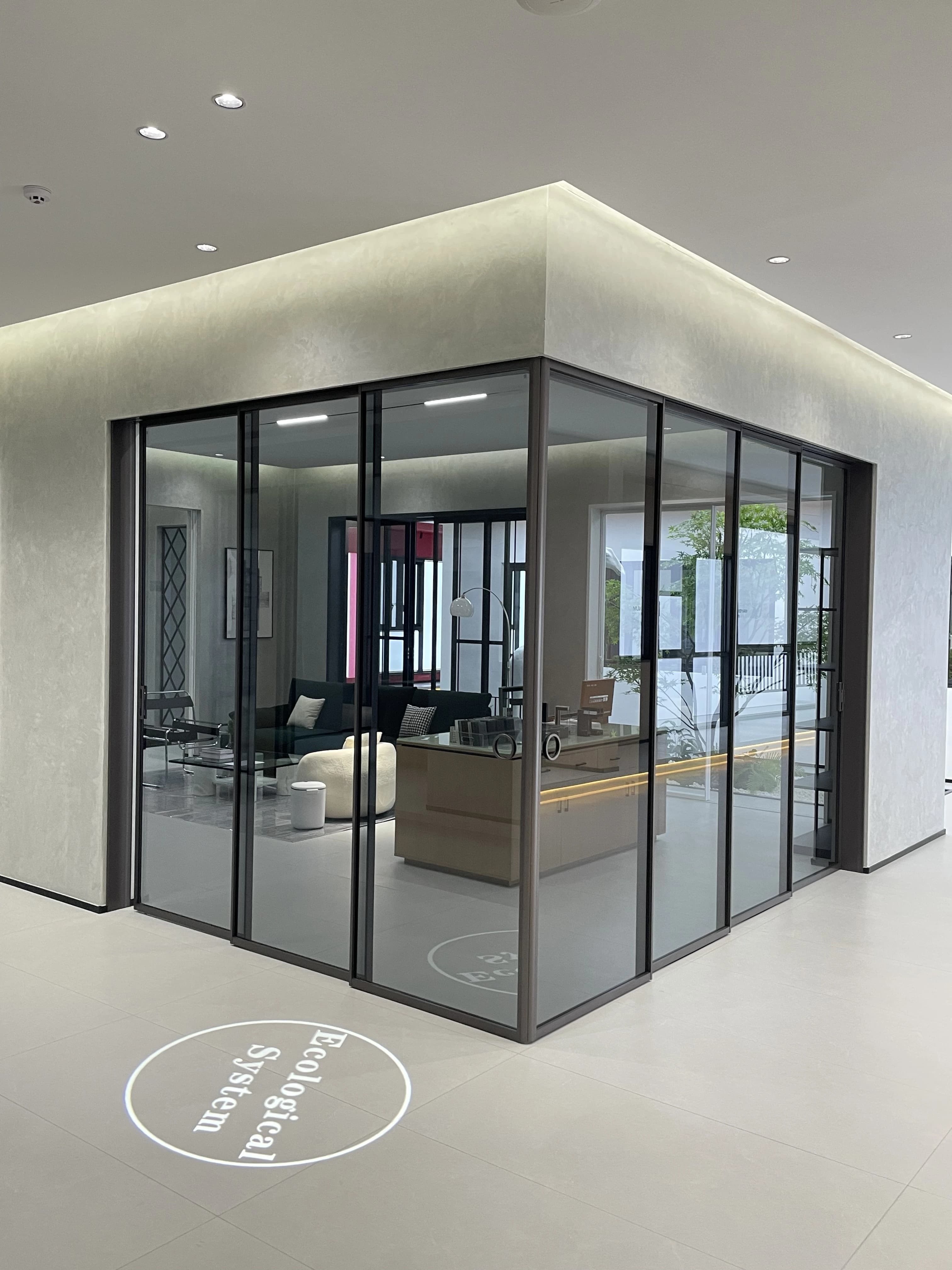 Ultra-slim frame aluminium floor-to-ceiling panoramic sliding window systems
