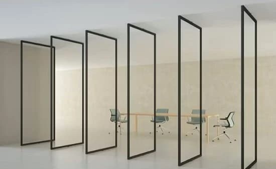 Premium architectural aluminium pivot entrance door with modern minimalist hardware